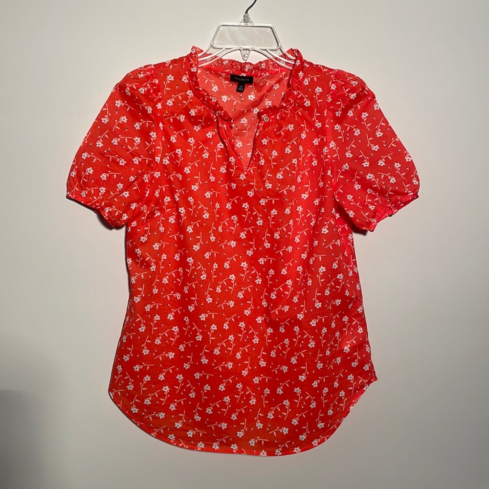 Talbots cotton blouse